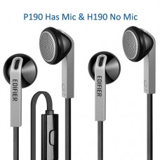 Edifier H190 Hi-Fi Sound Comfortable Fit Wired BLACK and SILVER Earphones